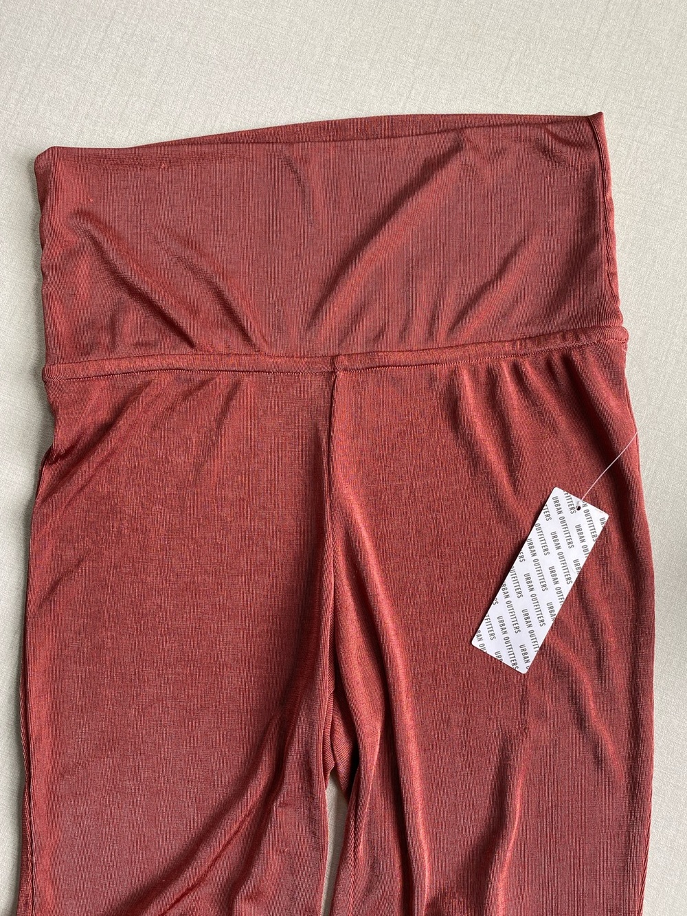 NWT Urban Outfitters Women’s Flared Cut Pants Size S Y2K Fold Over - Picture 10 of 14